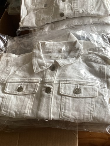 Girls white mango denim - mango,