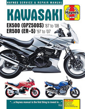 Kawasaki EX500 (GPZ500S) & ER500 (ER-5) (87-08)  Repair Manual (Paperback)