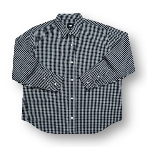 Stussy plaid long sleeve shirt - long,