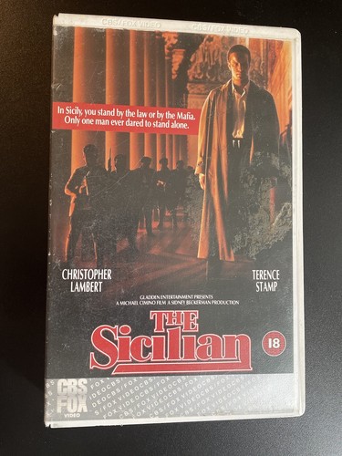 The sicilian vhs 1987 big - vhs, box