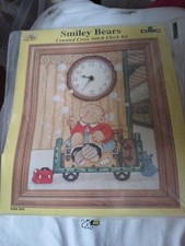 DMC Smiley bears counted cross