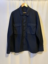 Massimo dutti navy overshirt - massimo,