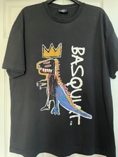 Jean Michel Basquiat Graphic Black T-Shirt 2XL