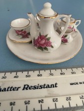 Miniature Bone China Tea Set