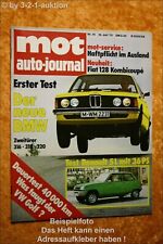 MOT 14/75 BMW 318 Renault 5 Simca 1000 RALLYE 2 VW GOLF Fiat 128 Berlinetta 3P