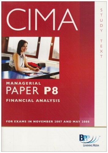 Cima financial analysis - cima, p8