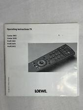 Loewe tv manual E3001 chassis