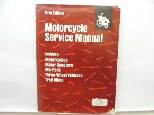 1966 motorcycle service manual - service,
