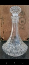 Vintage clear cut glass