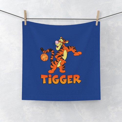 Tigger basketball dribble - tigger, face