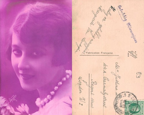 Vintage postcard 1920s - vintage,