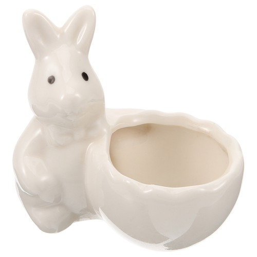 Ceramic rabbit egg cup - rabbit,