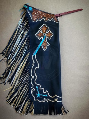 Hand tooled leather rodeo - tooled,