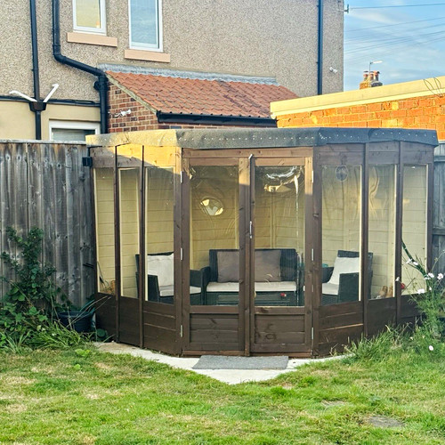 Summer house garden sunroom - garden,