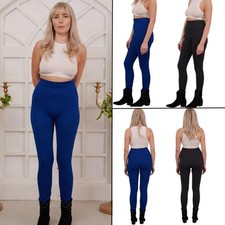 Womens Ribbed Stretchy Full