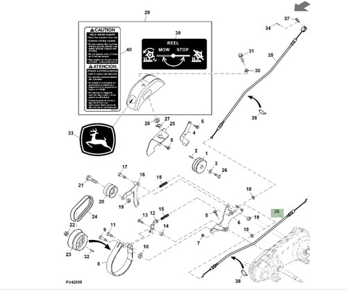 Genuine john deere - genuine, 260sl