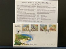 Guernsey FDC 1999- Europa Herm our island jewel
