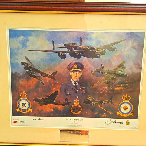 Raf pathfinders framed - pathfinders, print