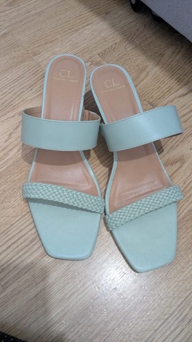 Light green kitten heels - , size