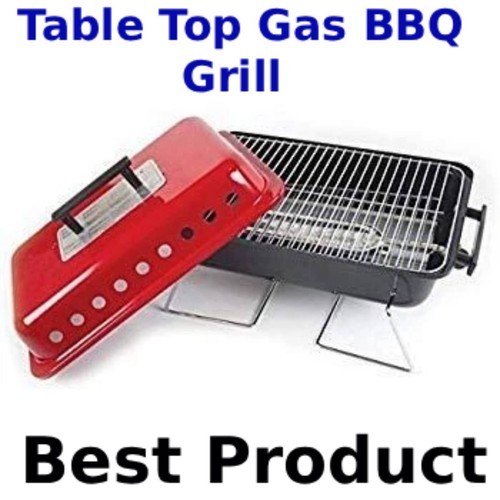 New table top gas bbq - table,