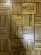 Reclaimed Parquet Flooring 12 x 2.5 Cm Brown Teak 50 pieces per box