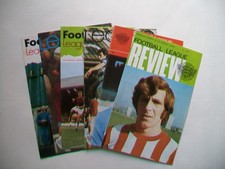 football league review 6 issues1969-73