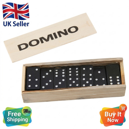 Traditional wooden dominoes - dominoes, 28