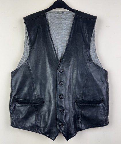 Real lamb leather waistcoat - lamb,