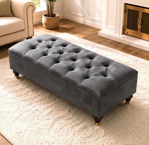 Chesterfield storage ottoman - chesterfield,