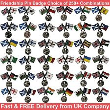 Friendship Metal Lapel Pin Badge Choice of 250+ Designs FAST & FREE UK Delivery!