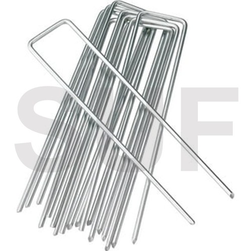 Shape pegs garden galvanised - u,
