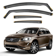ISPEED Wind Deflectors for Volvo XC60 MK1 2008-2017 5-Door SUV 4pc Set Visors