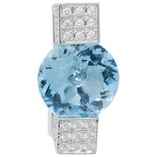 Chopard Earrings, Size 1.8 Cm, Multicolour, White Gold