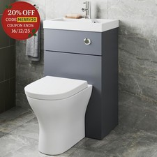 2 in 1 Toilet Basin Combi Unit