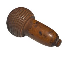 Antique Turned Wooden Acorn Pull Light Cord Light Switch Toggle