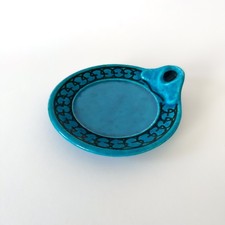 Art Deco Turquoise Glazed