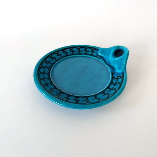Art deco turquoise glazed - turquoise,