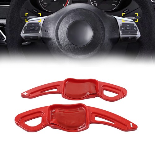 Red steering wheel - red, paddle