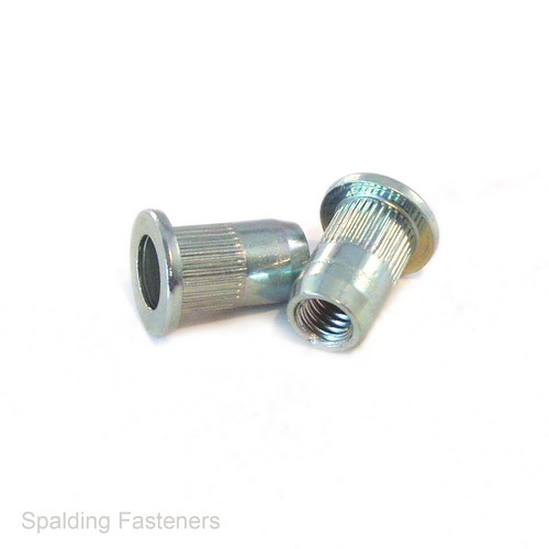 Metric zinc steel rivnut - zinc,
