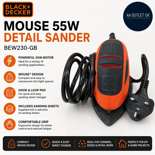 Black decker mouse - black+decker, detail