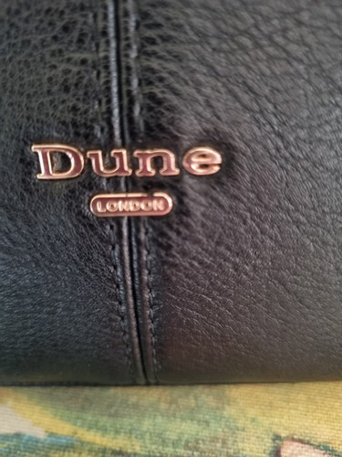 Dune london black faux - of,
