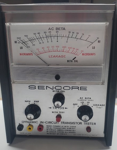 Sencore beta cal tr139 - sencore,