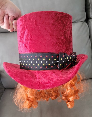 Mad hatter hat with - hatter,