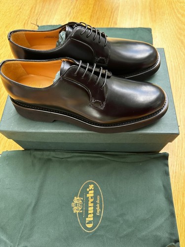 Church leather shoe - leather, shoe's