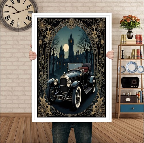 Classic car wall - wall, poster