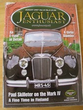 JAGUAR ENTHUSIAST MAGAZINE AUG