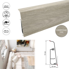 PVC 2.5m SKIRTING BOARD &