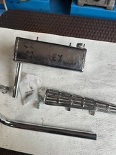 honda cz100 exhaust system GENUINE  HONDA silencer box