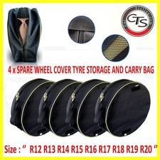 for any Car Tyre Carry Bags Set 4 x Covers Protector Race Winter Wheels Storage