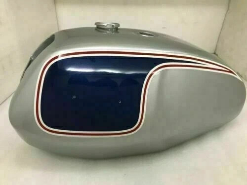 Triumph t140 blue silver - triumph, &